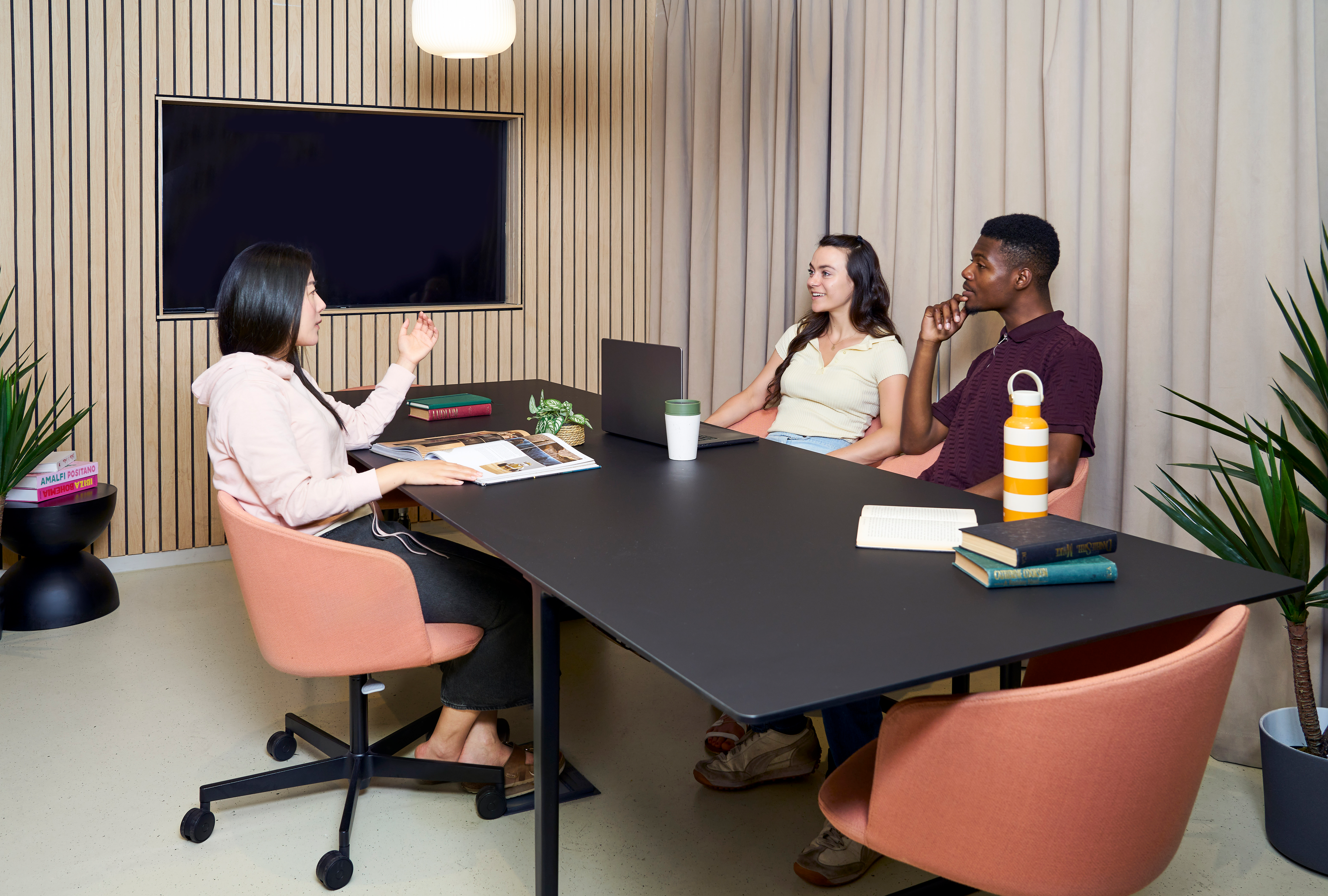 Students in the Study Room