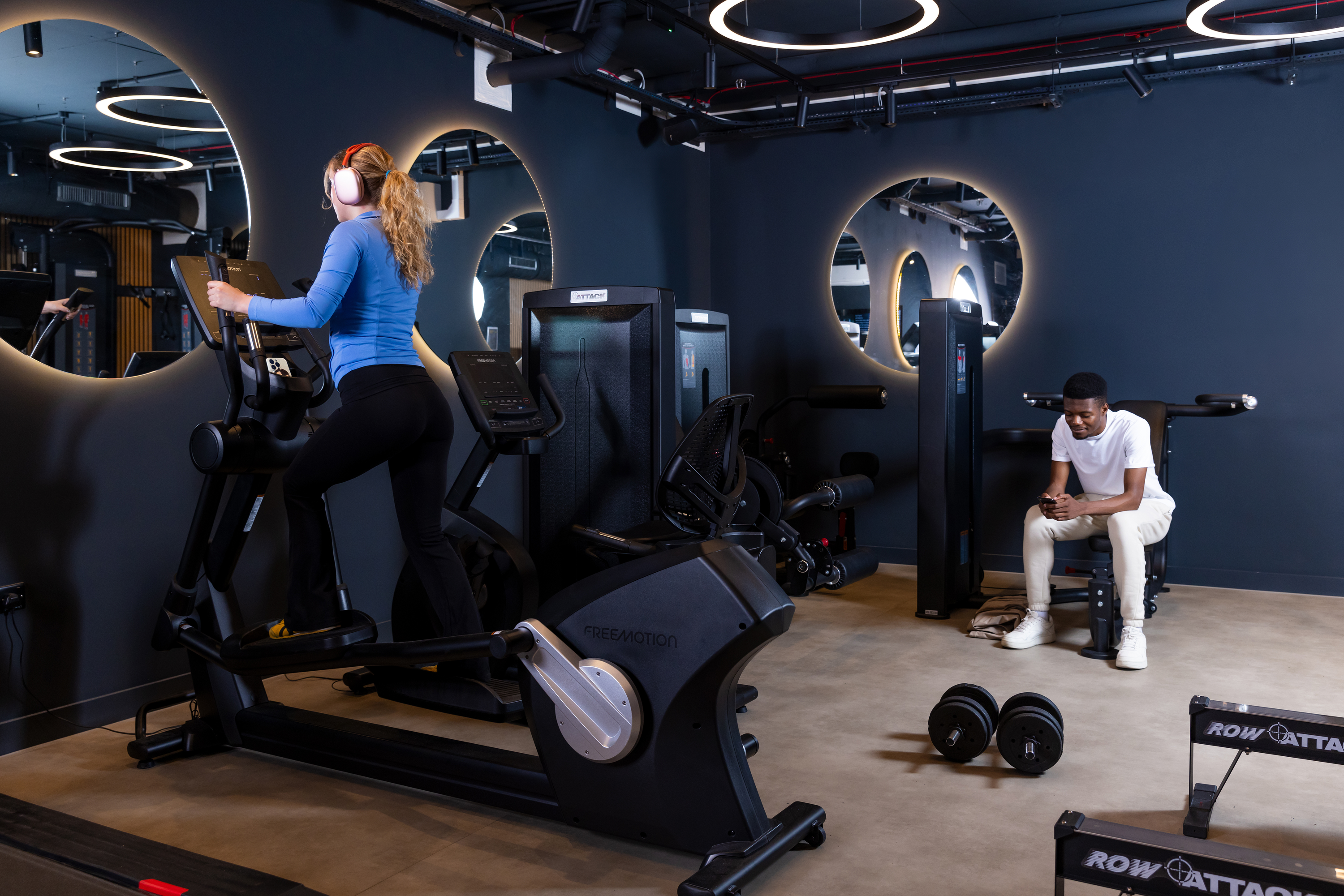 Students in gym