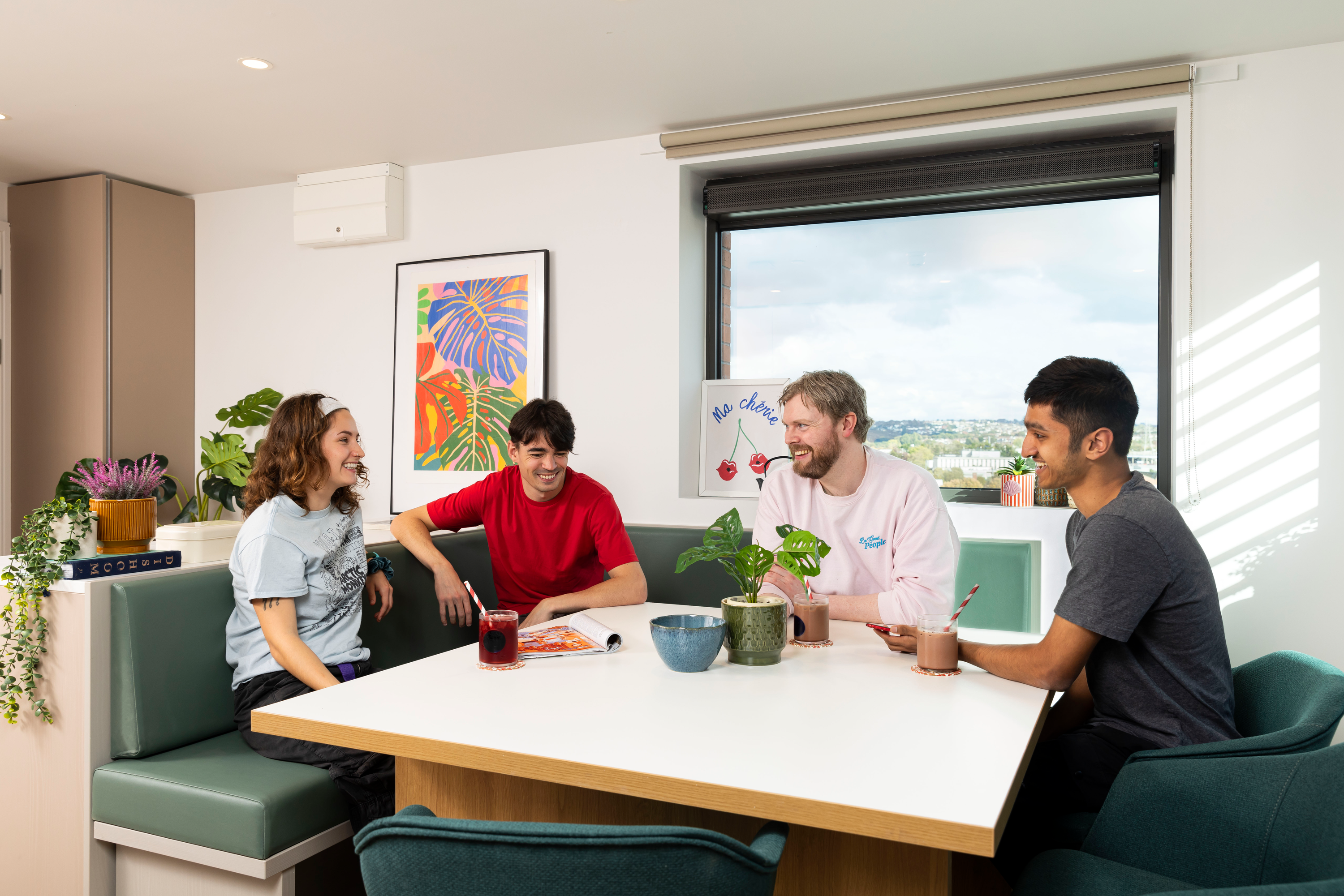 Students in the Shared Kitchen