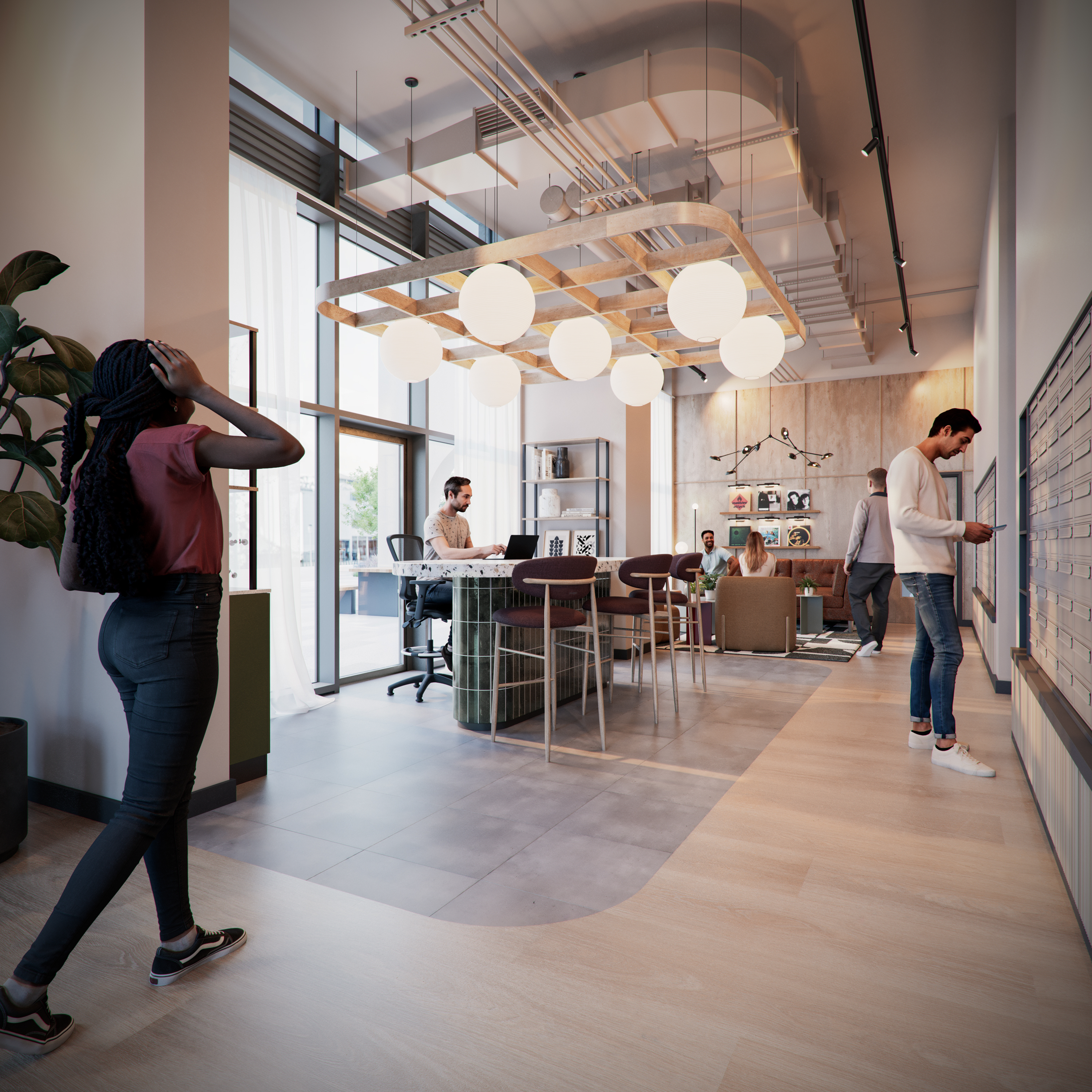 CGI of Alexander Quay's Reception