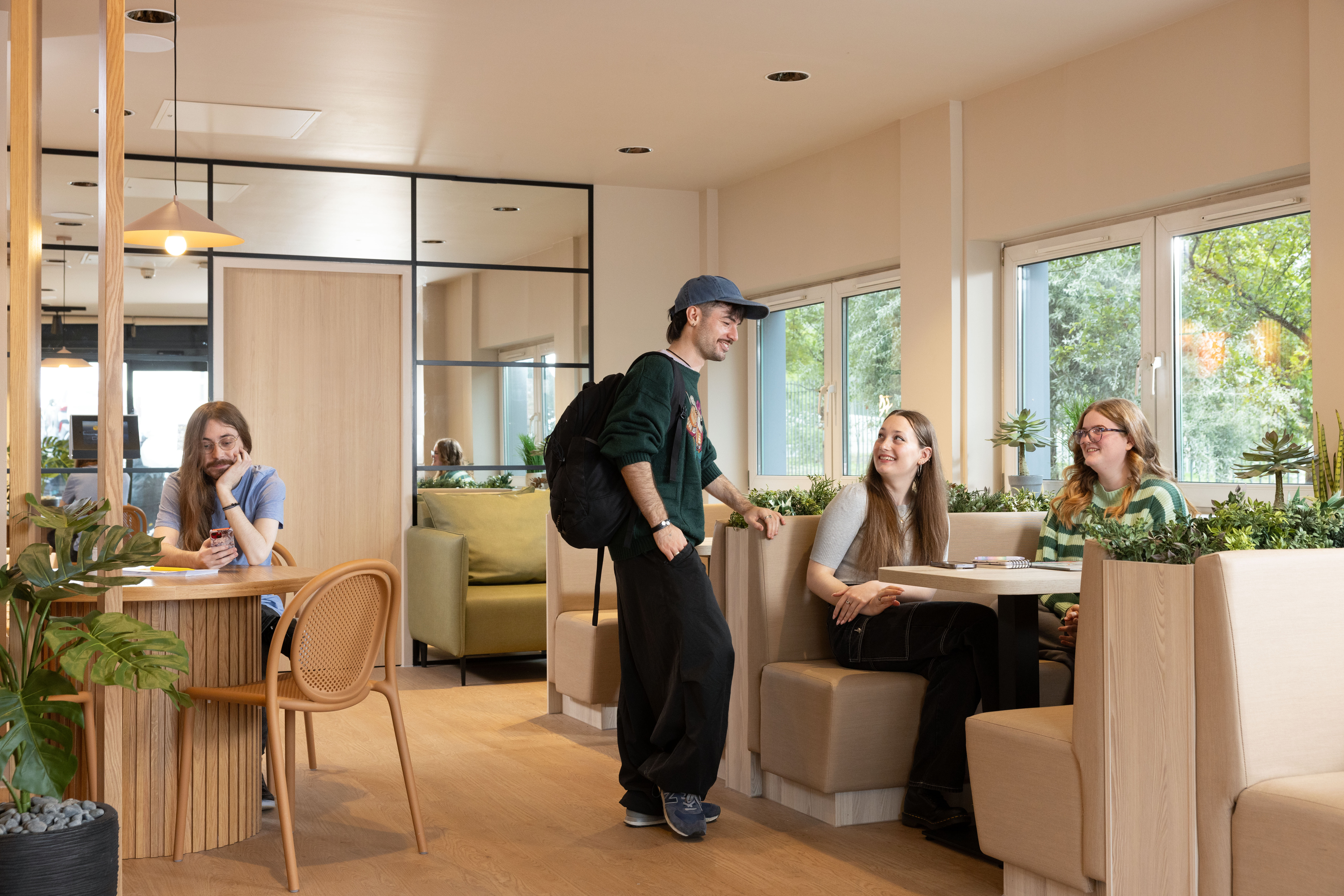 Students in the Common Room