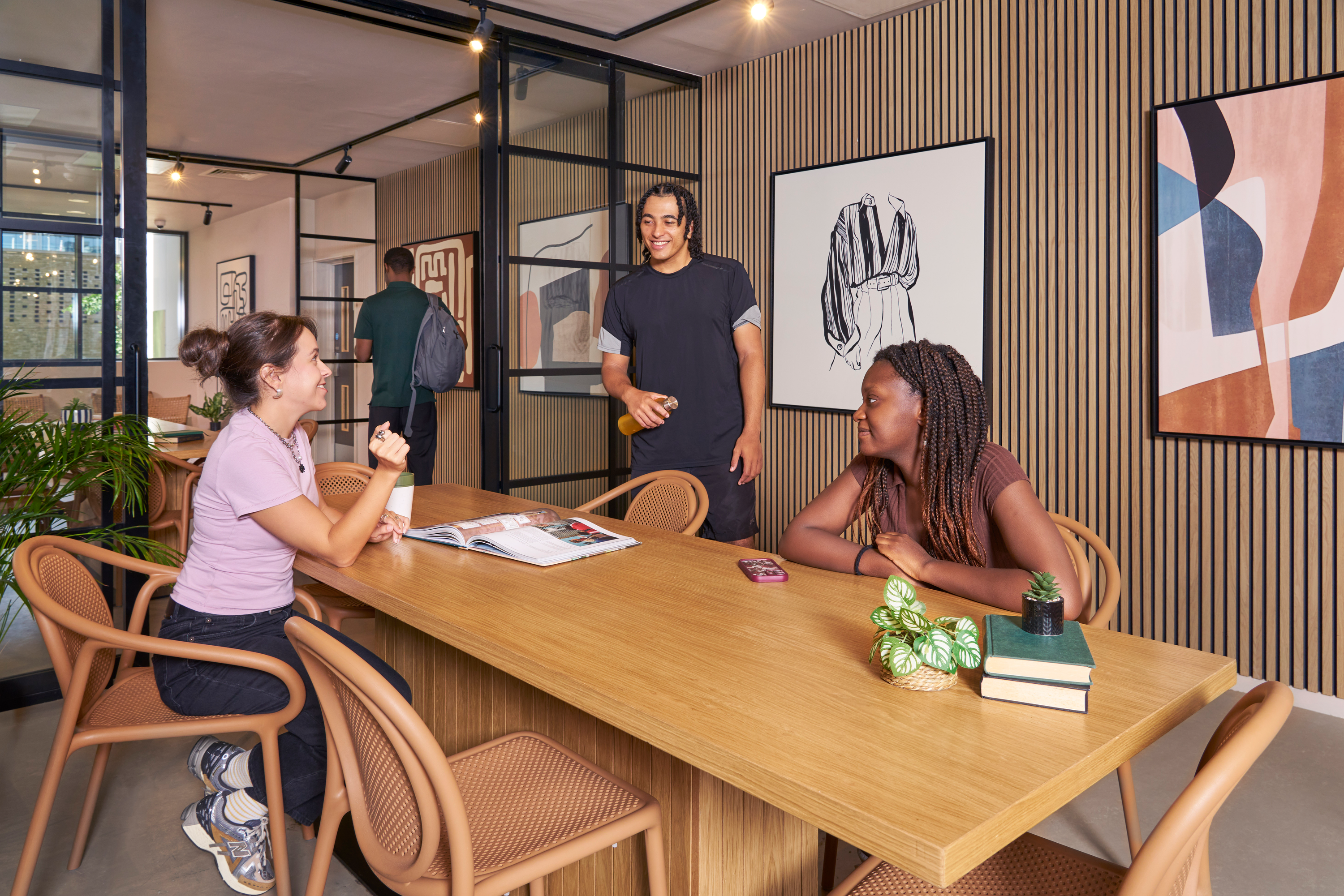 Students in the Study Space