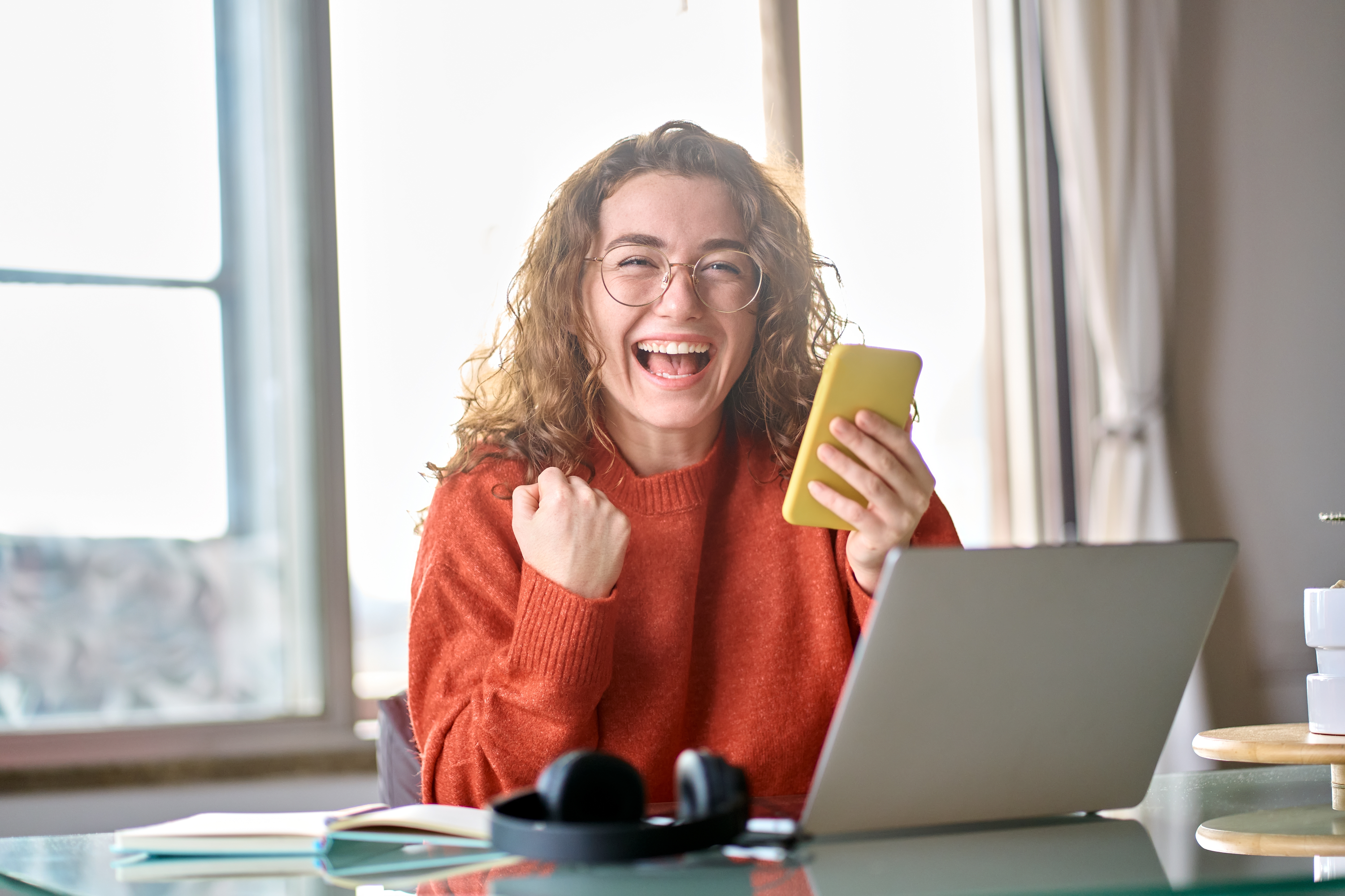Photo of girl looking happy 