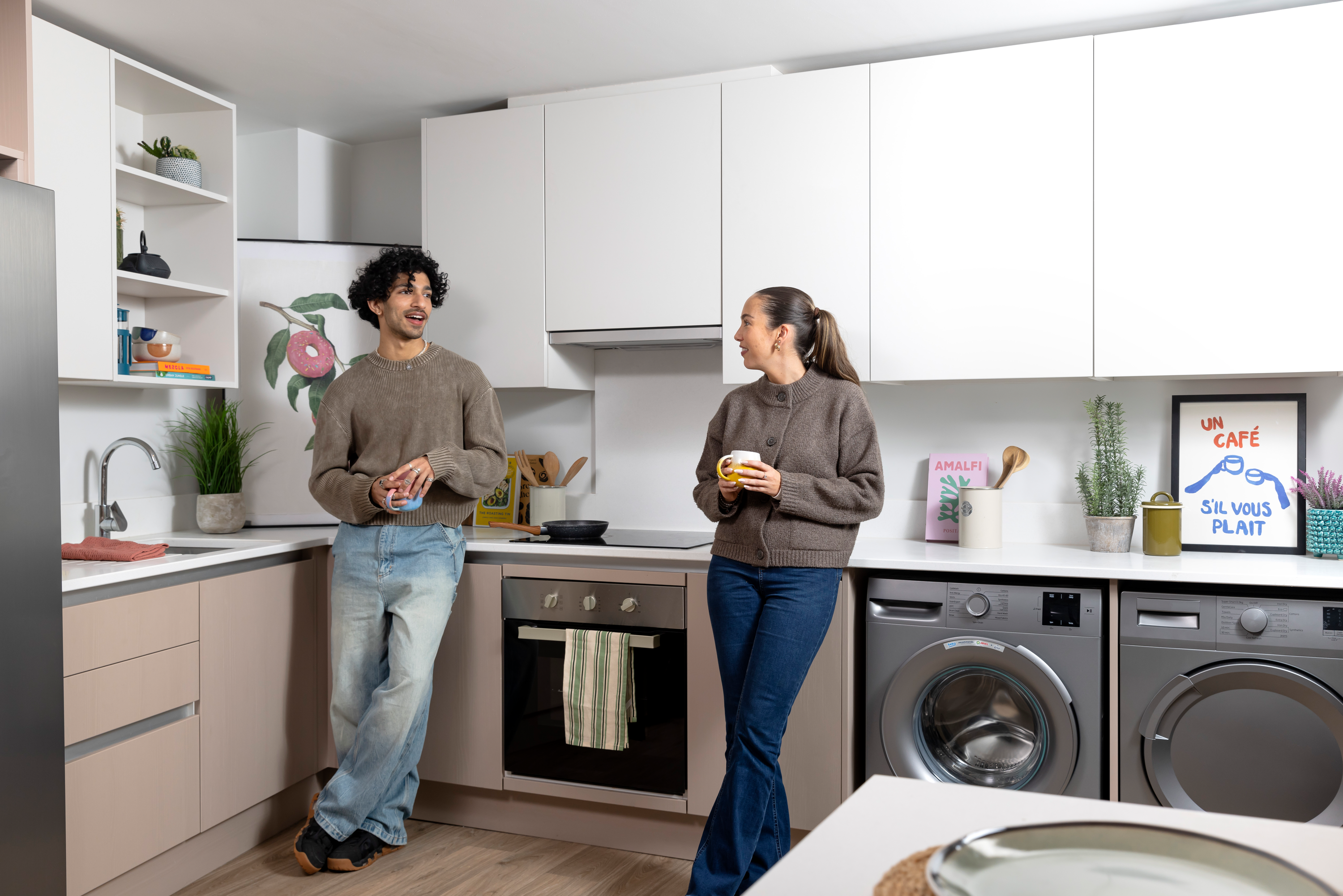 Students in the Shared Kitchen