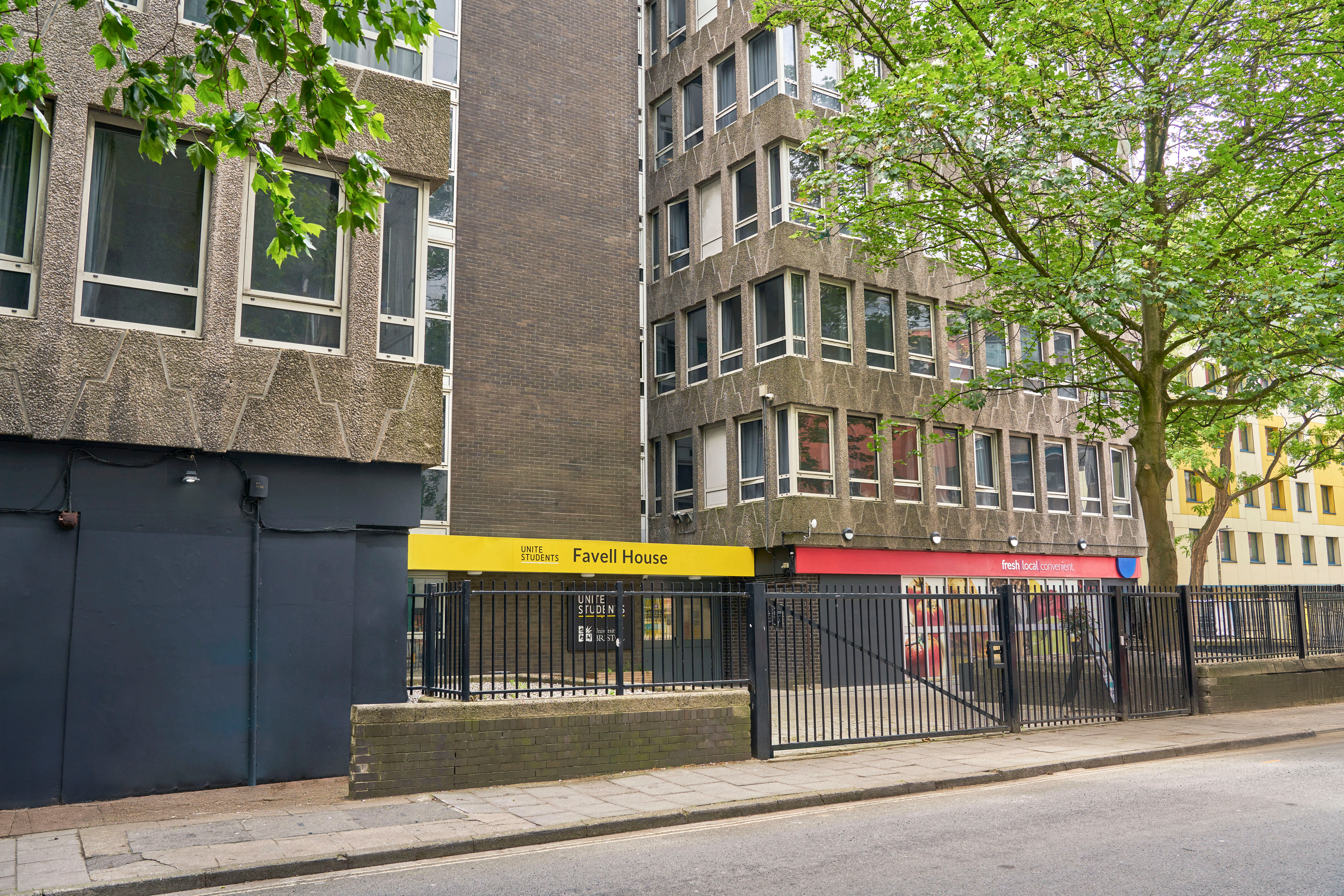 Exterior of Favell House
