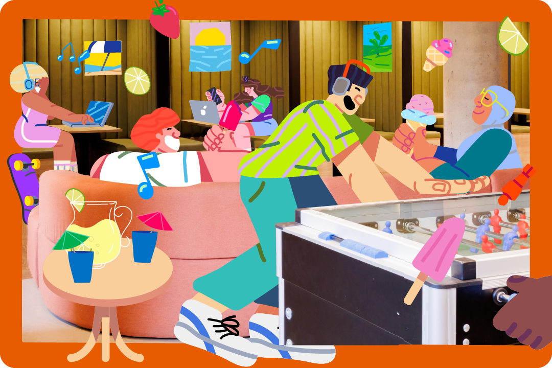 Summer B2C Campaign In Text Imagery