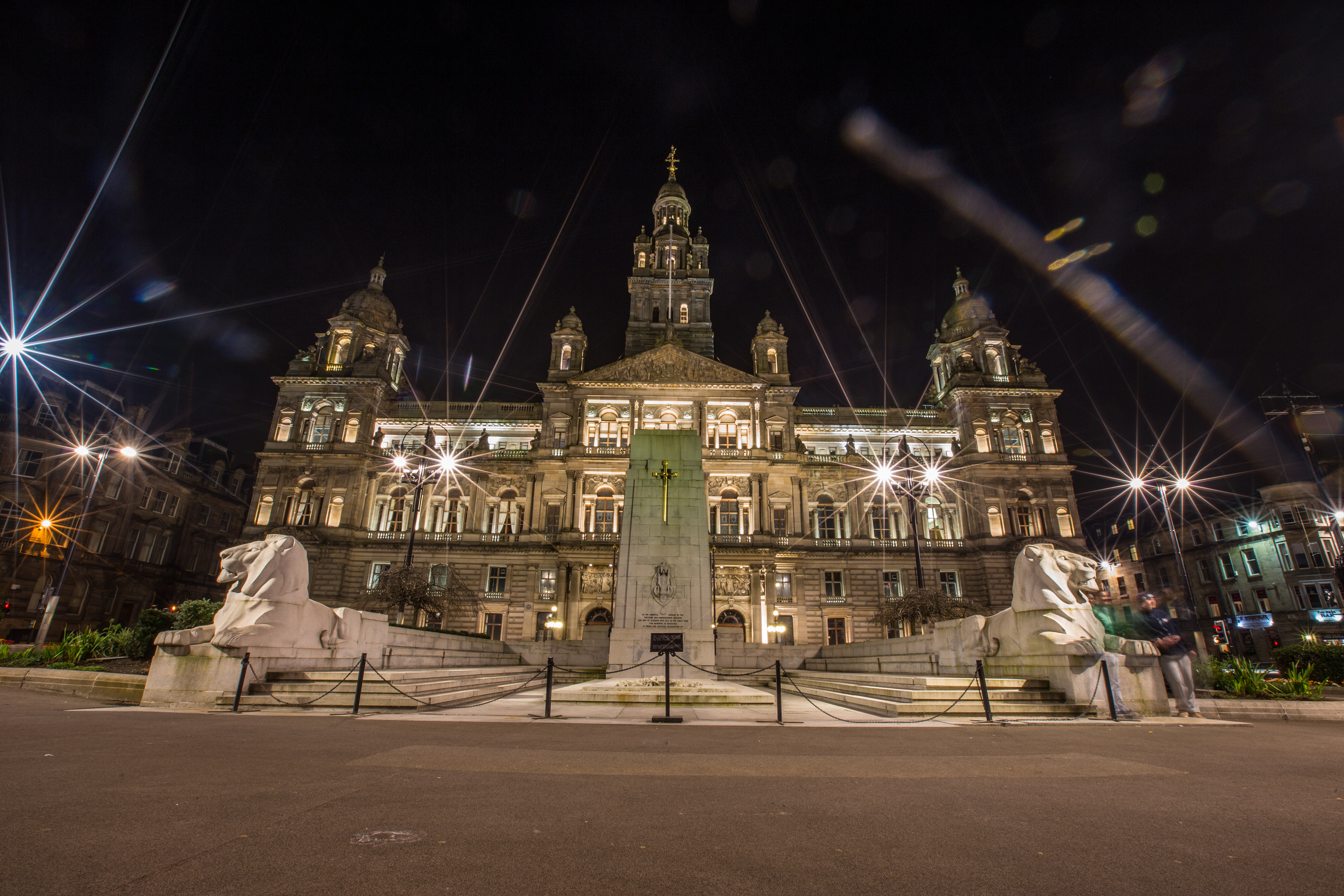 Cenotaph war memorial in Glasgow