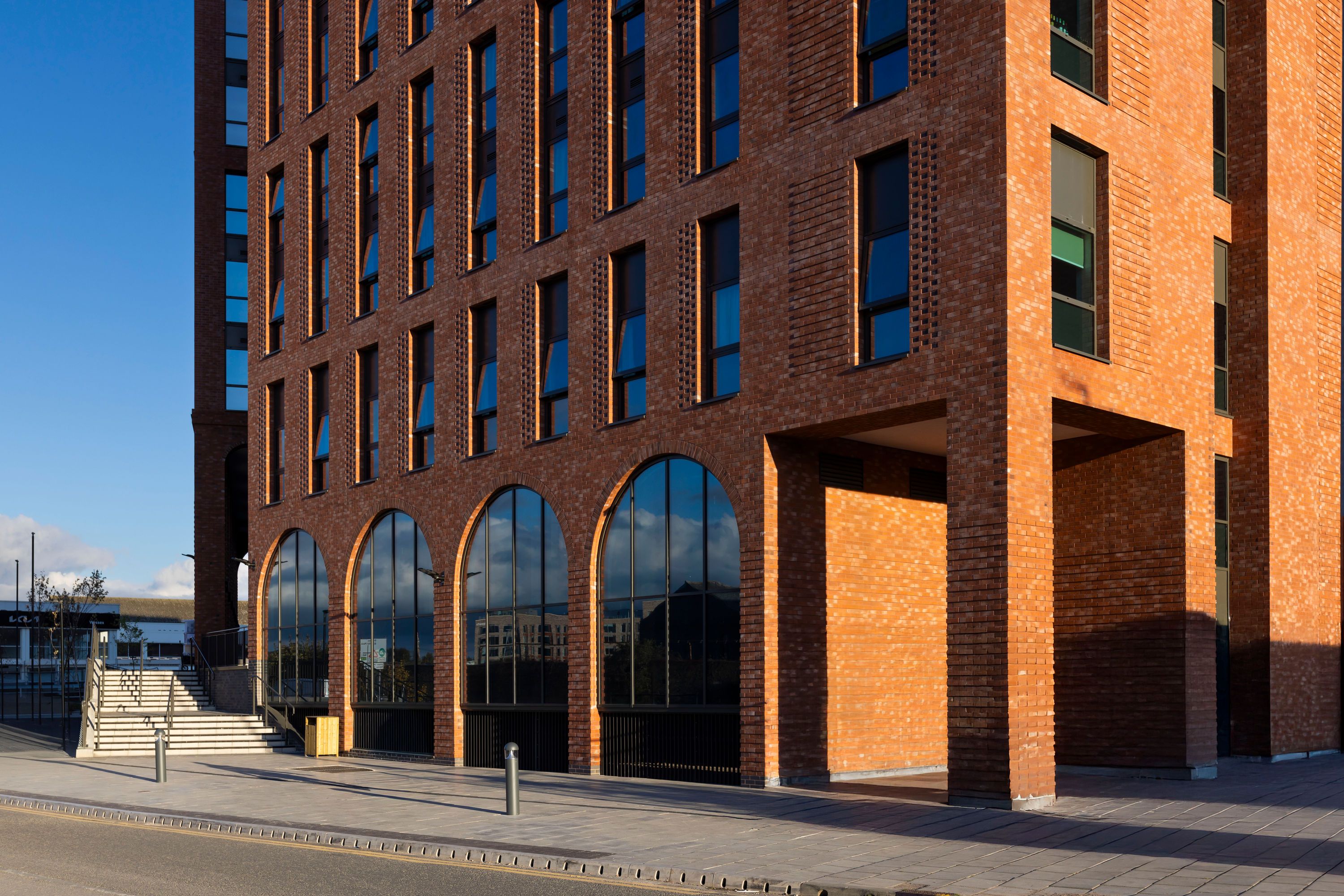 External view of the property.