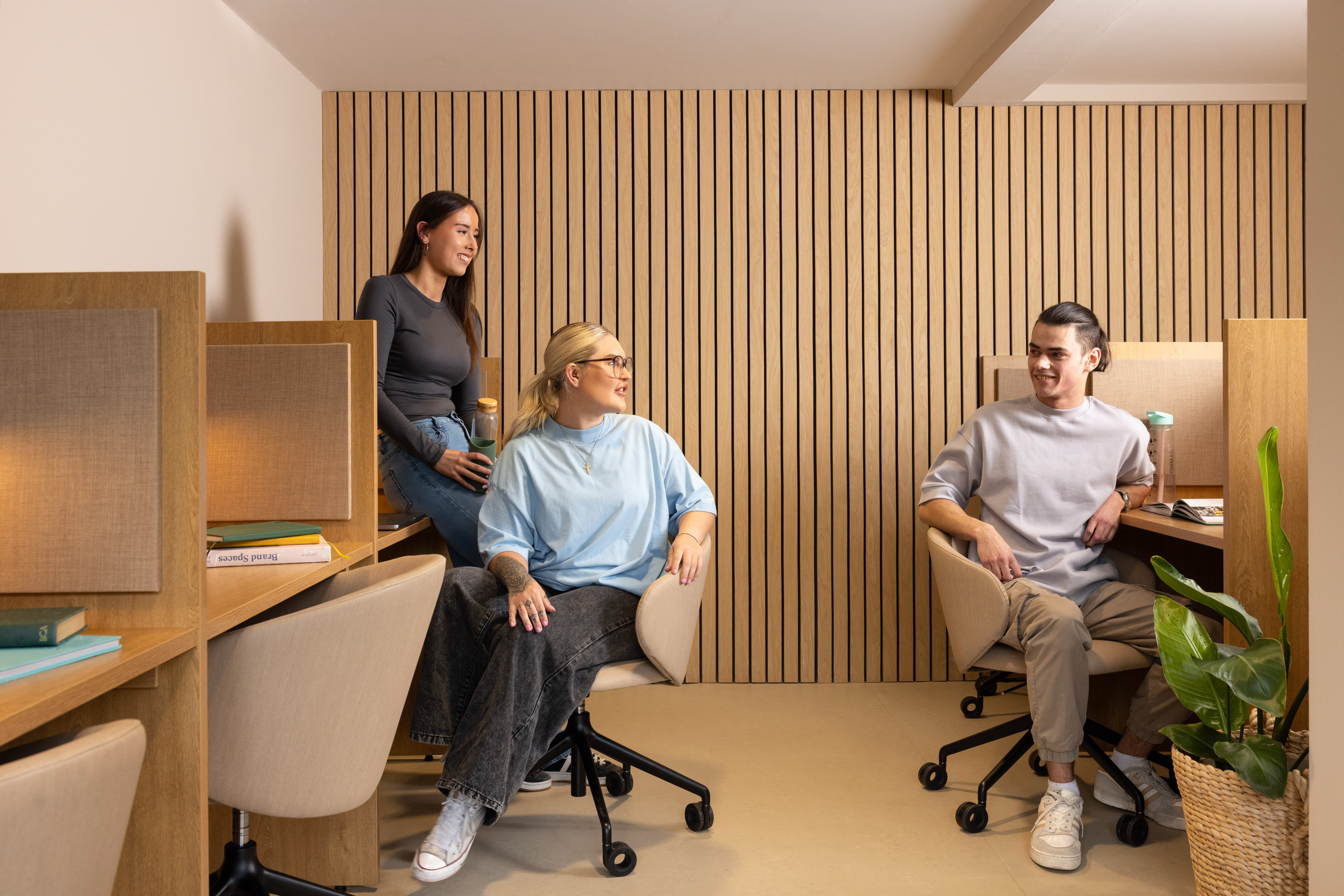 Students in the Study Room
