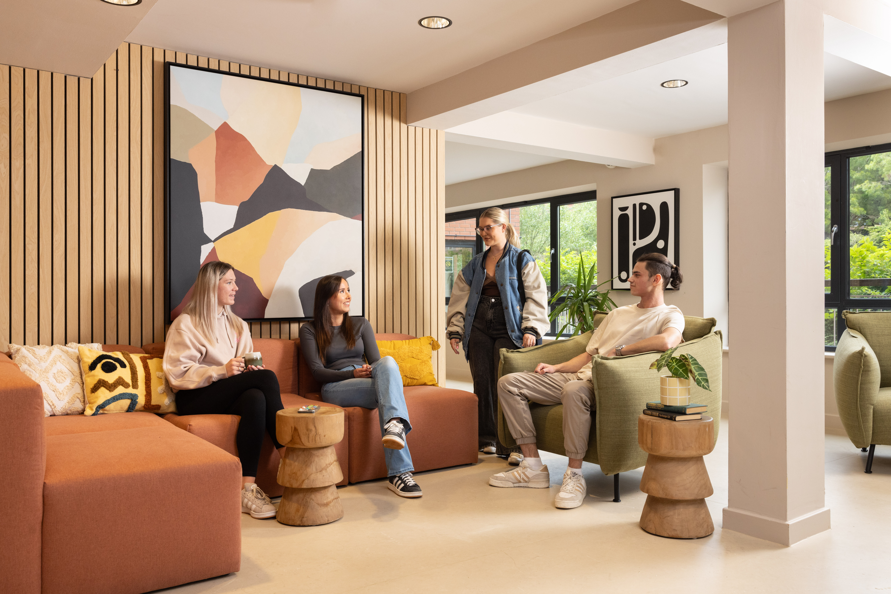 Students in the Common Area