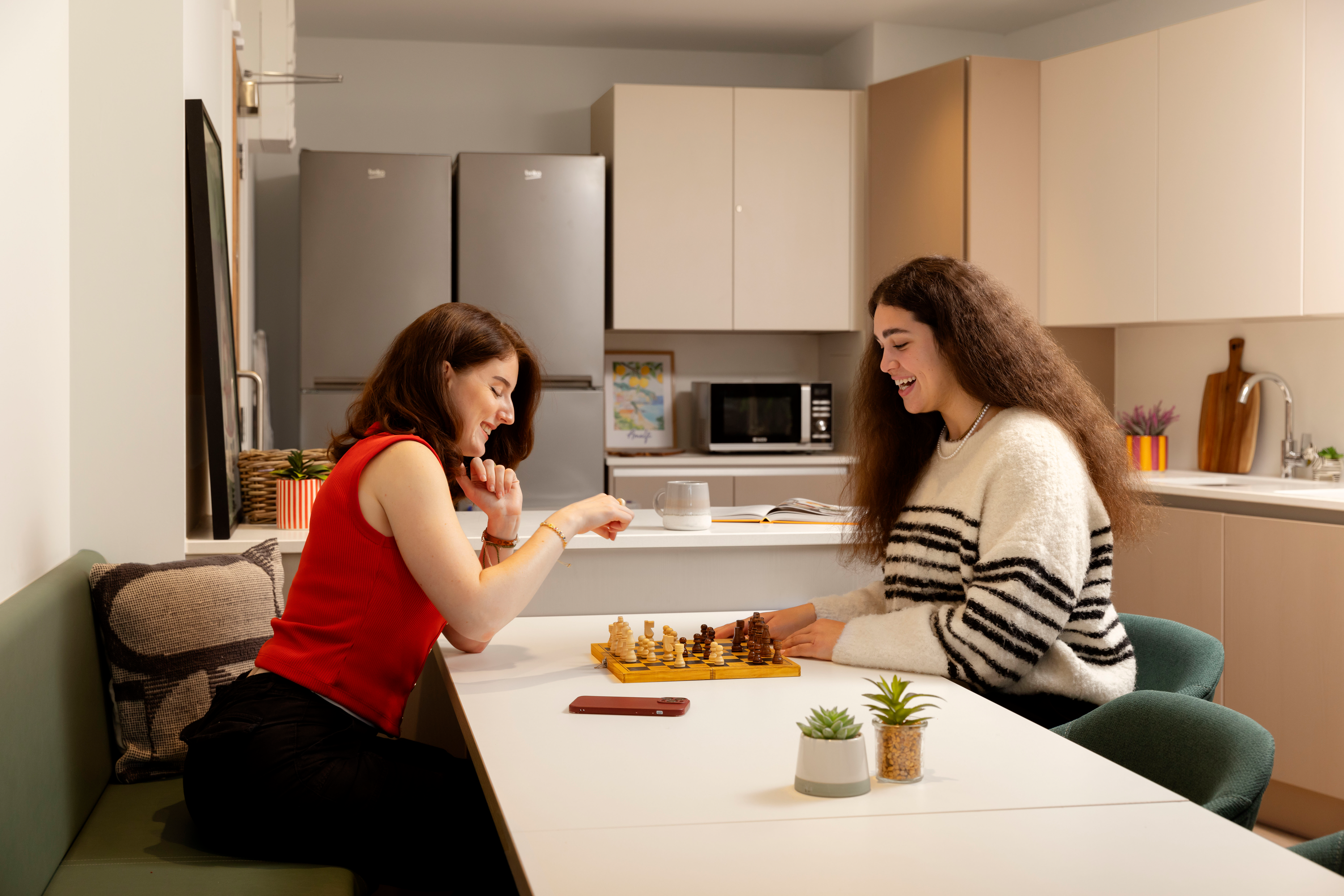 Students in the Shared Kitchen