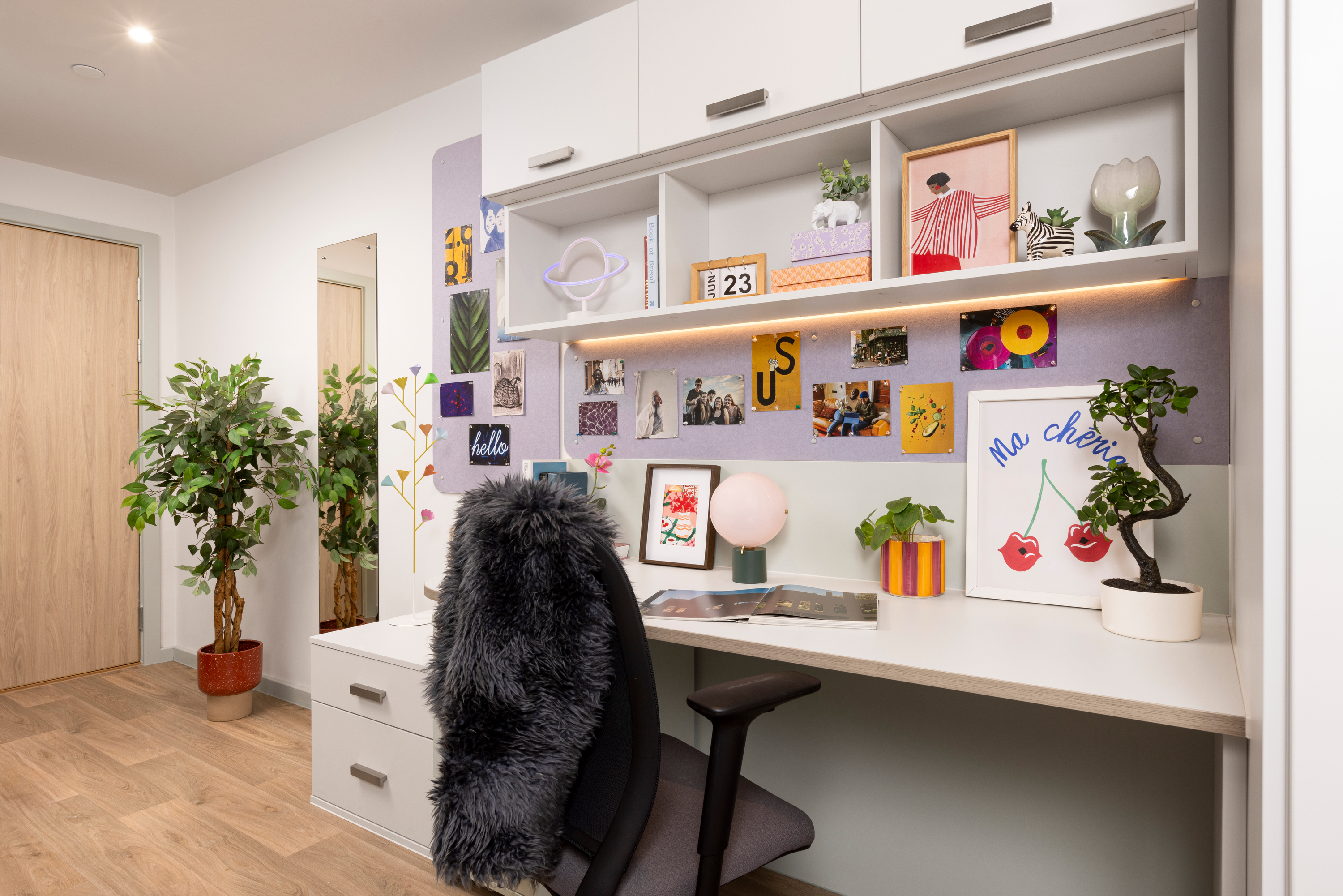 Accessible Ensuite Desk Area