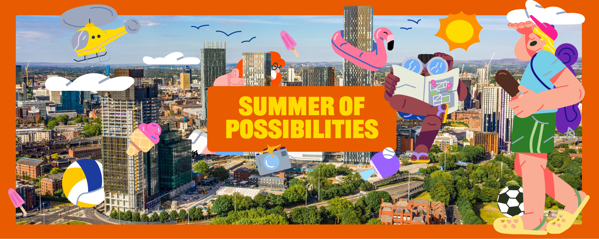 Summer B2C Campaign Main Image with Text