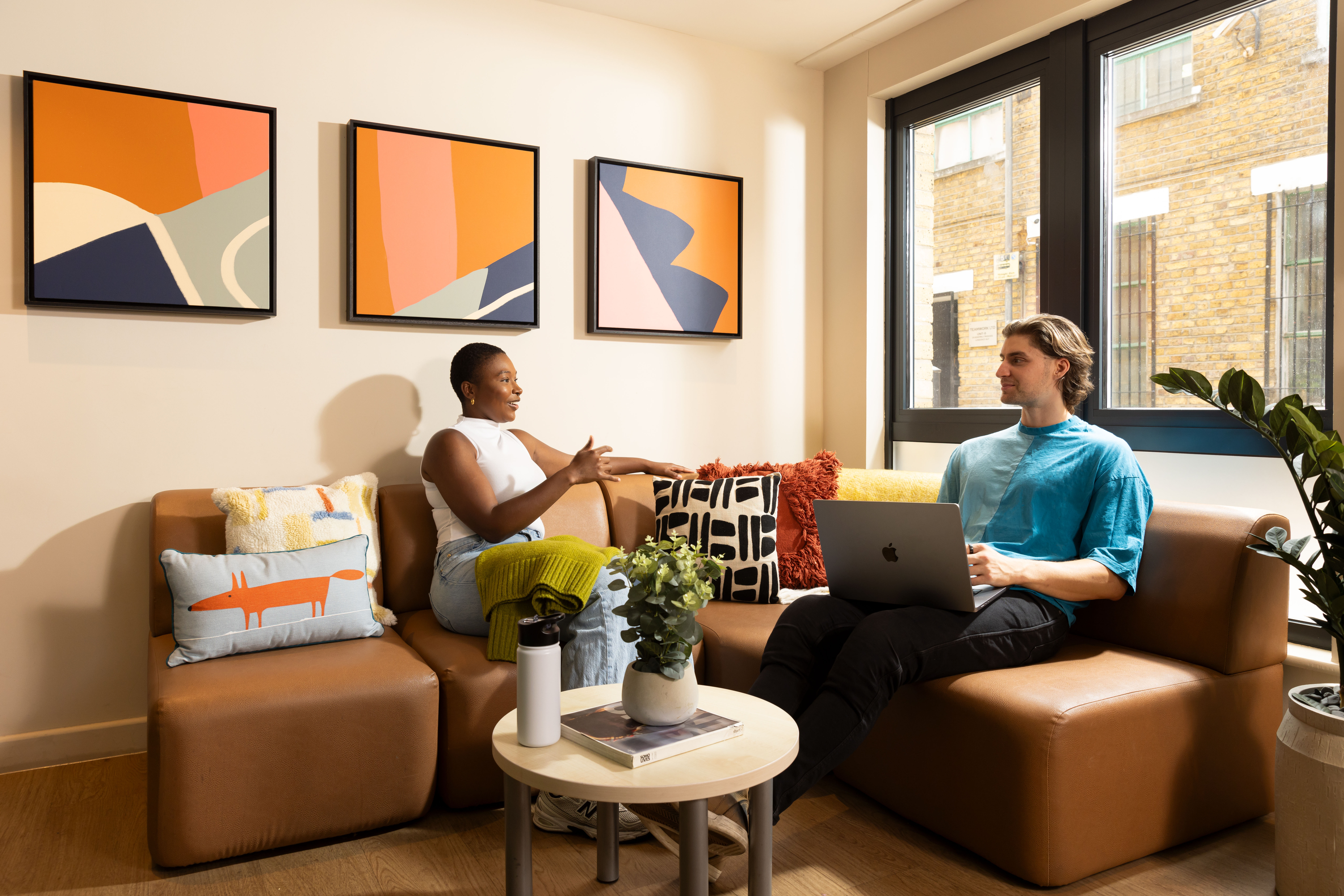 Students in the Lounge Area 